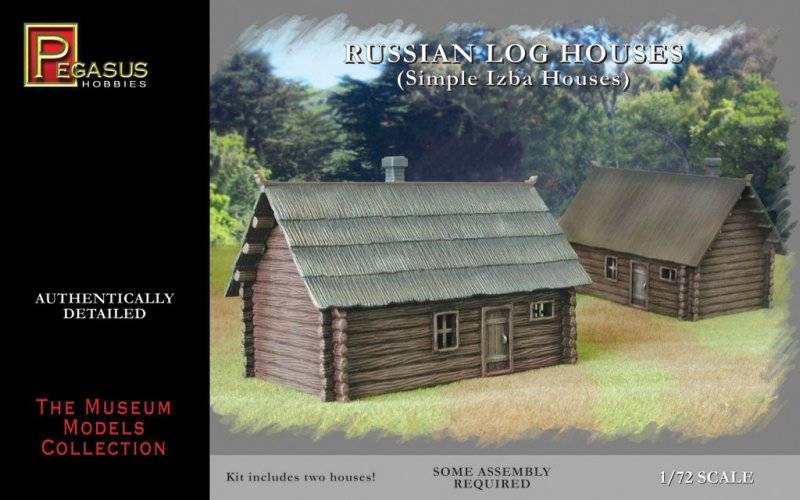 Russian Single storey log house 2 pcs von Pegasus Hobbies