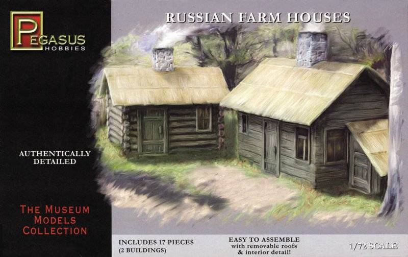 Russisches Farmhaus - 2 Stück von Pegasus Hobbies