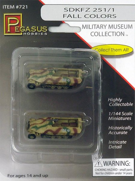 SdKFZ 251/1, farbig von Pegasus Hobbies