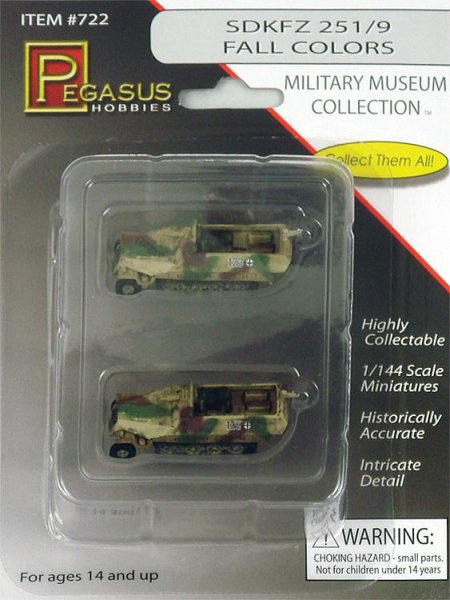 SdKFZ 251/9, farbig von Pegasus Hobbies