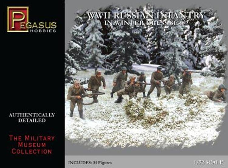 WWII: Russische Infanterie in Winterkleidung von Pegasus Hobbies