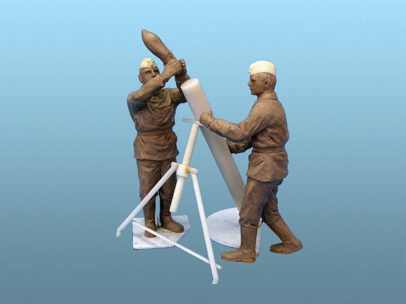 WWII: Russischer Mörser, Set mit Mörser und Figuren in Sommeruniform von Pegasus Hobbies