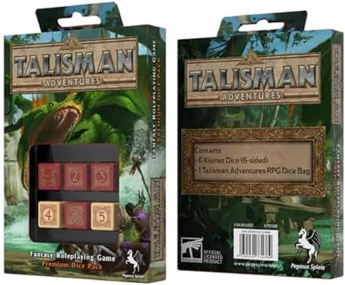 Pegasus Spiele 47508E Talisman Adventures RPG - Premium Dice Pack Rollenspiel von Pegasus Spiele