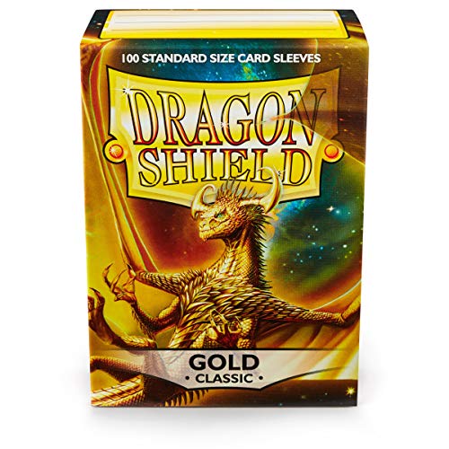 Pegasus Spiele Arcane Tinmen 10006 - Dragon Shield Standard Sleeves, 100 Stück, gold von Dragon Shield