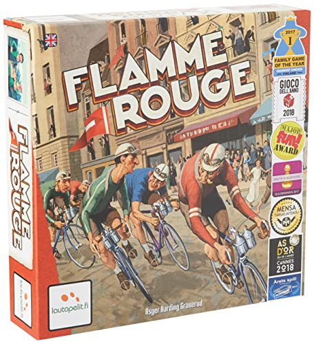 Lautapelit , Flamme Rouge , Board Game , Ages 8+ , 2-4 Players , 30-45 Minute Playing Time von Pegasus Spiele