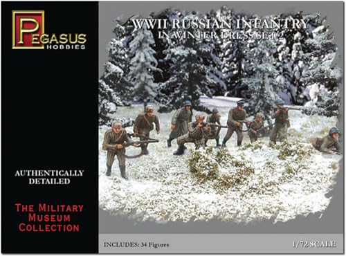 Pegasus 1/72 WW II: Russische Infanterie in Winterkleidung von Pegasus Spiele