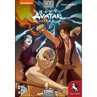 Pegasus 76002G - Avatar, Der Herr der Elemente (Feuer und Blitz), Comic-Puzzle, 500 Teile von Pegasus Spiele