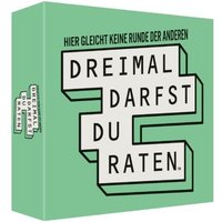 Pegasus - Dreimal darfst du raten - Hier gleicht keine Runde der Anderen, Kartenspiel von Pegasus Spiele