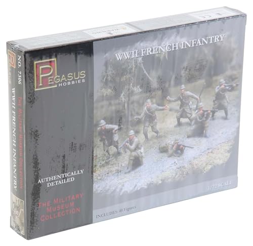 Pegasus PG7306-1/72 WW II: Französische Infanterie 1940, Braun von Platz