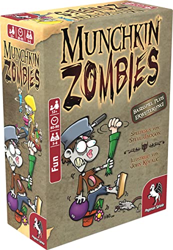 Pegasus Spiele 17138G - Munchkin Zombies 1+2 von Pegasus Spiele