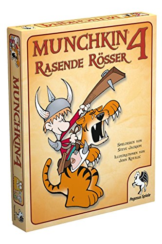 Pegasus Spiele 17214G - Munchkin 4, Rasende Rösser von Pegasus Spiele