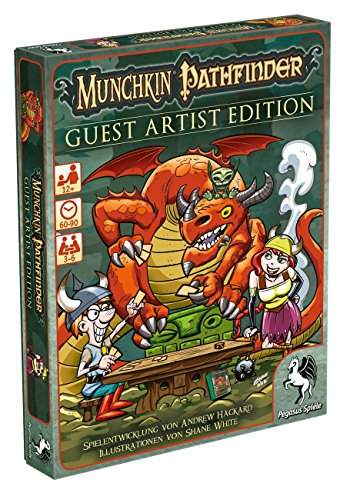 Pegasus Spiele 17243G - Munchkin Pathfinder Guest Artist Edition, Shane White-Version von Pegasus Spiele