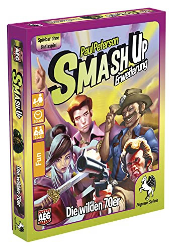 Pegasus Spiele 17277G - Smash Up Die Wilden 70er Set von Pegasus Spiele