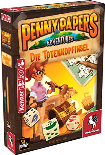 Pegasus Spiele 17651G - Penny Papers Adventures Die Totenkopfinsel, 22 x 170 x 126 von Pegasus Spiele