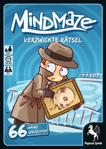 Pegasus Spiele 18251G - MindMaze Verzwickte Rätsel, 66 Wahre Geschichten von Pegasus Spiele