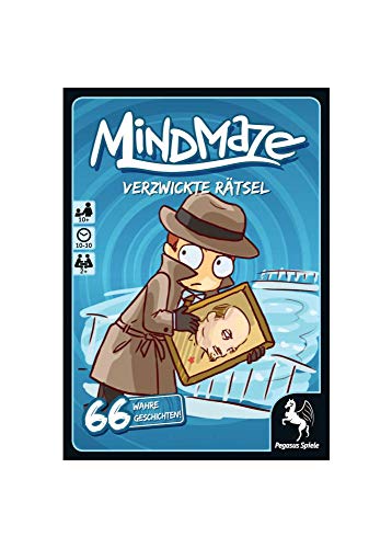 Pegasus Spiele 18251G - MindMaze Verzwickte Rätsel, 66 Wahre Geschichten von Pegasus Spiele