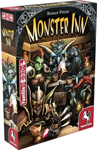 Pegasus Spiele 18288G Monster Inn Kartenspiele, S, Blau von Pegasus Spiele