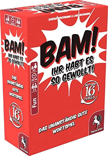 Pegasus Spiele 18302G - Bam Ihr habt es so gewollt & Spiele 18301G - Bam Extrahart von Pegasus Spiele