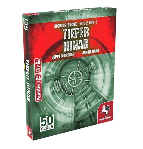 Pegasus Spiele 50 Clues – Tiefer hinab (Sigrids Suche, Teil 2 von 3) von Pegasus Spiele