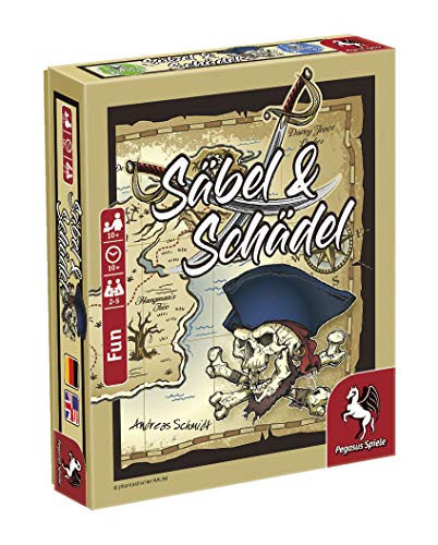 Pegasus Spiele 20027G - Säbel & Schädel (Bierdeckelspiel) von Pegasus Spiele