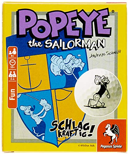 Pegasus Spiele 20045G - Popeye - Schlagkräftig! (Bierdeckelspiel) von Pegasus Spiele