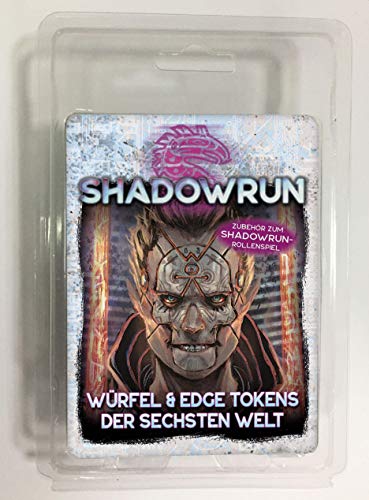 Pegasus Spiele 46107G Shadowrun: Würfel & Edge Tokens der Sechsten Welt von Pegasus Spiele