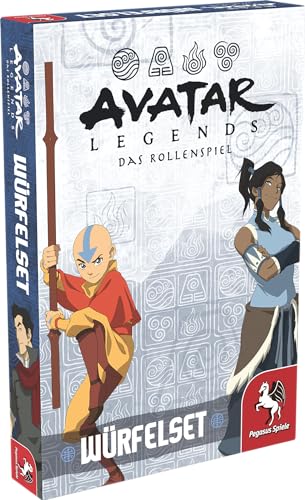 Pegasus Spiele 48105G Avatar Legends – Das Rollenspiel: Würfelset von Pegasus Spiele