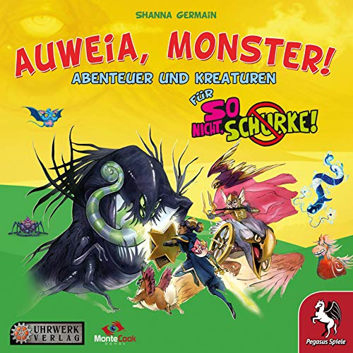 Pegasus Spiele 49001G - So nicht, Schurke! - Auweia, Monster! (Erweiterung) von Pegasus Spiele