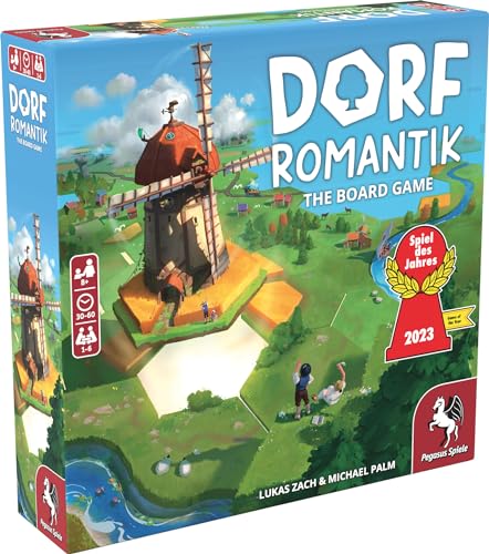 Pegasus Spiele 51240E Dorfomantik - The Board Game Board Games (English Version), 1-6 Players, ‎Multicoloured von Pegasus Spiele