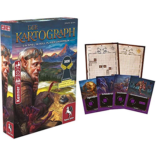 Pegasus Spiele 51310G - Der Kartograph + Neue Entdeckungen von Pegasus Spiele