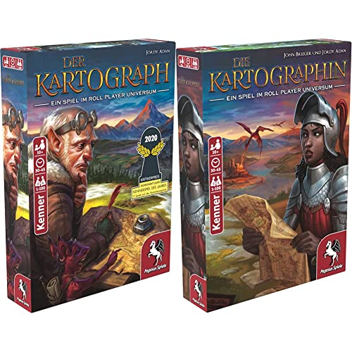 Pegasus Spiele 51310G - Der Kartograph & 51311G - Die Kartographin von Pegasus Spiele