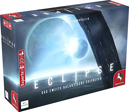 Pegasus Spiele 51842G - Eclipse – Das zweite galaktische Zeitalter (Lautapelit), M, Weiß von Pegasus Spiele