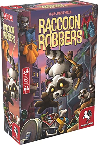 Pegasus Spiele 52156G Raccoon Robbers, Mehrfarbig (Rot, Blau, Grün, Gelb, Braun) von Pegasus Spiele