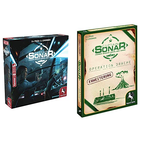 Pegasus Spiele 57010G - Captain Sonar + Operation Drache von Pegasus Spiele