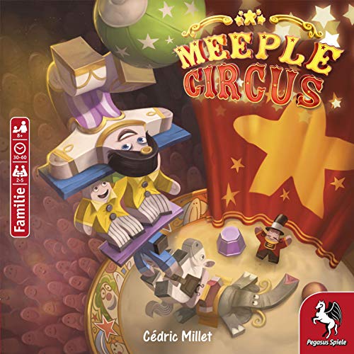 Pegasus Spiele 57022G - Meeple Circus (deutsche Ausgabe) von Pegasus Spiele