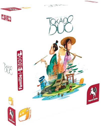 Pegasus Spiele 57174G Tokaido Duo Brettspiele, M, Braun von Pegasus Spiele