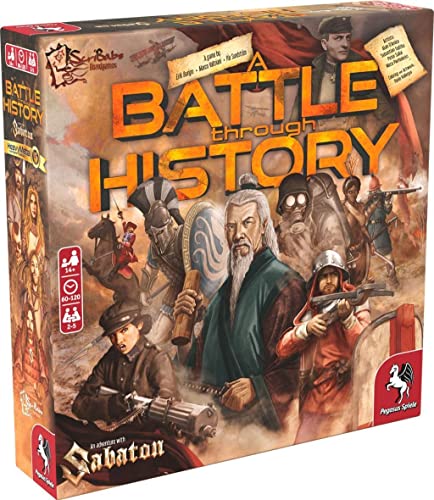 Pegasus Spiele 57702G A Battle through History – Das Sabaton Brettspiel, Blau, Weiß und Rot von Pegasus Spiele