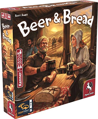 Pegasus Spiele 57809G Beer & Bread (Deep Print Games) Brettspiele von Pegasus Spiele