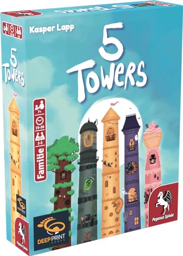 Pegasus Spiele 5 Towers (Deep Print Games) von Pegasus Spiele