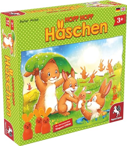 Pegasus Spiele 66005G - Hopp Hopp Häschen, Keine Farbe von Pegasus Spiele