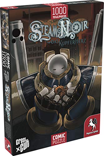 Pegasus Spiele 76005G - Puzzle: Steam Noir (Das Kupferherz), 1.000 Teile von Pegasus Spiele