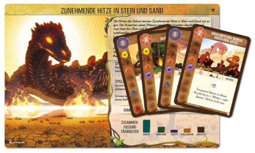 Pegasus Spiele Spirit Island: Zunehmende Hitze in Stein und Sand [Mini-Eweiterung] von Pegasus Spiele