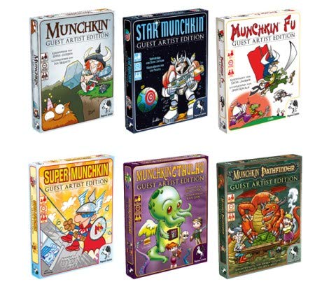 Pegasus Spiele BUNDLE002 - Munchkin Guest Artist Bundle, bestehend aus allen 6 GAE Pegasus Spiele BUNDLE002 - Munchkin Guest Artist Bundle, bestehend aus allen 6 GAE von Pegasus Spiele