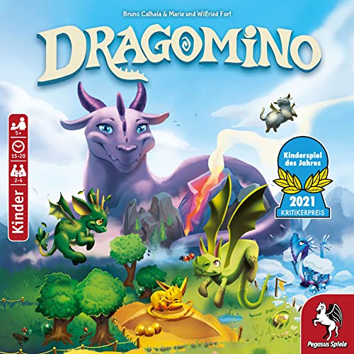 Pegasus Spiele 57111G - Dragomino *Kinderspiel des Jahres 2021*, Mehrfarbig von Pegasus Spiele