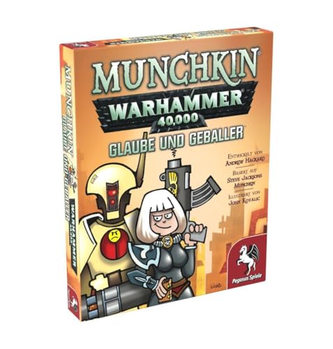 Pegasus Spiele 17016G - Munchkin Warhammer 40.000: Glaube und Geballer von Pegasus Spiele