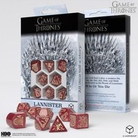 Q-Workshop QW097690 - Game of Thrones, Lannister Dice Set, 8-teilig Q-Workshop QW097690 - Game of Thrones, Lannister Dice Set, 8-teilig von Pegasus