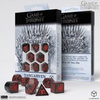 Q-Workshop QW097713 - Game of Thrones, Targaryen Dice Set, 8-teilig Q-Workshop QW097713 - Game of Thrones, Targaryen Dice Set, 8-teilig von Pegasus