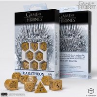 Q-Workshop QW097737 - Game of Thrones, Baratheon Dice Set, 8-teilig Q-Workshop QW097737 - Game of Thrones, Baratheon Dice Set, 8-teilig von Pegasus