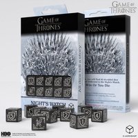 Q-Workshop QW097768 - Game of Thrones, Nights Watch 10xD6 Dice Set Q-Workshop QW097768 - Game of Thrones, Nights Watch 10xD6 Dice Set von Pegasus