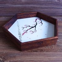 Q-Workshop QWO98321 - Kanji Wooden Dice Tray, Würfelschale, Holz, 200x230x35 mm Q-Workshop QWO98321 - Kanji Wooden Dice Tray, Würfelschale, Holz, 200x230x35 mm von Pegasus